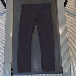 Black Lulu lemon align Leggings size 4